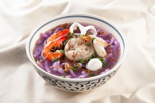 Bánh canh khoai tím