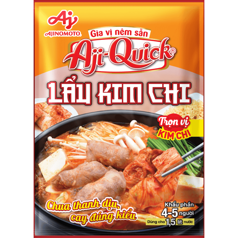 Gia vị nêm sẵn Aji-Quick® Lẩu Kim Chi